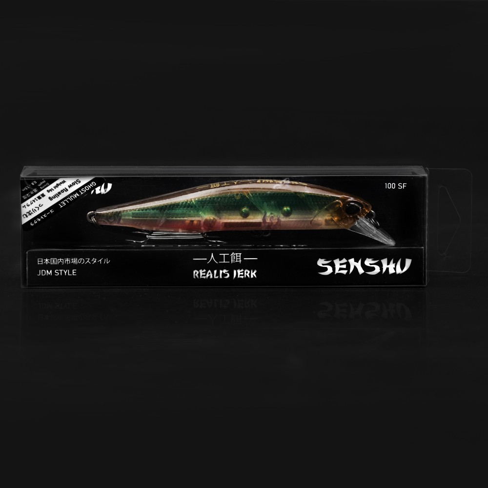 Senshu King of the Streets RLS Jerk - Twitchbait 10cm - Ghost Mullet - 14g - 1 Stück