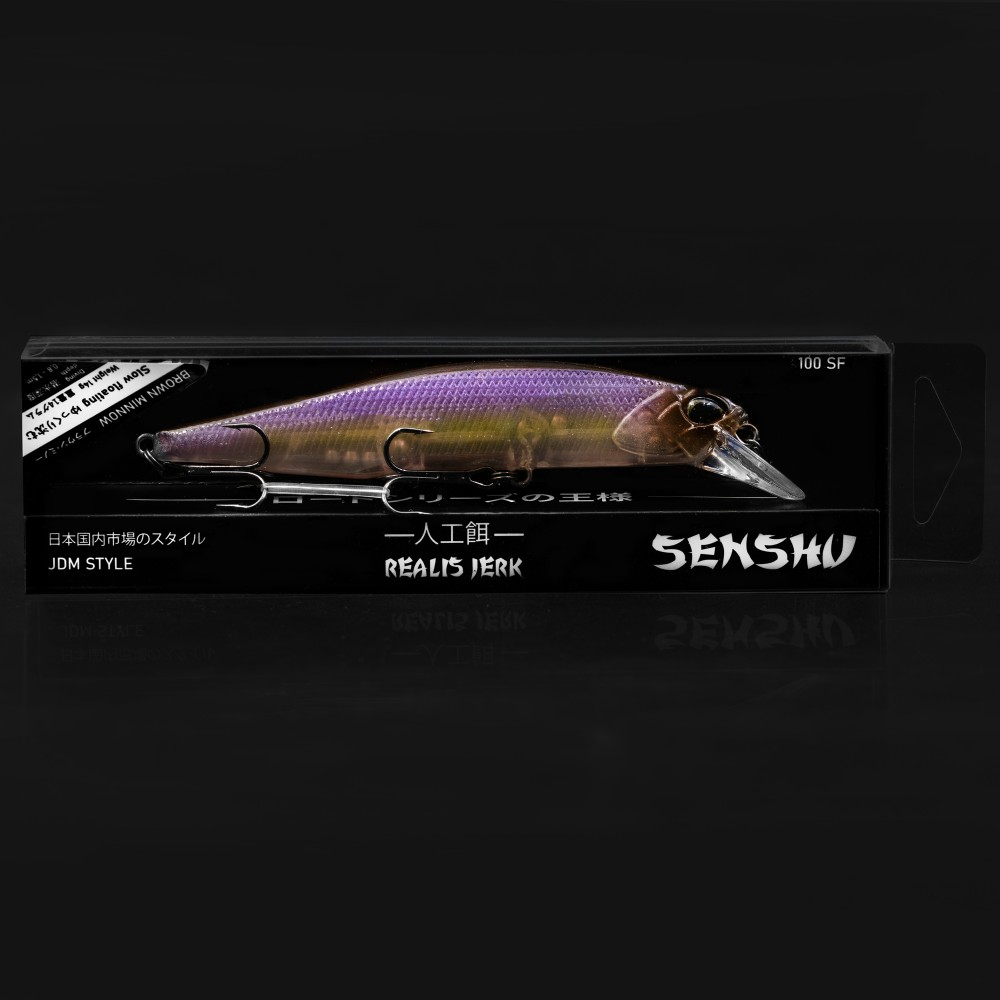 Senshu King of the Streets Realis Jerk - Twitchbait 10cm - Brown Minnow - 14g - 1 Stück