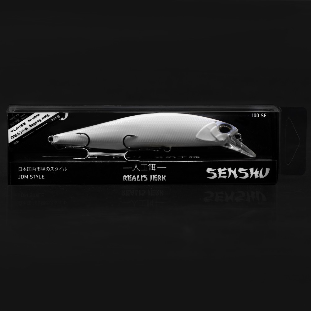 Senshu King of the Streets Realis Jerk Twitchbait 10cm - Bone - 14g - 1 Stück