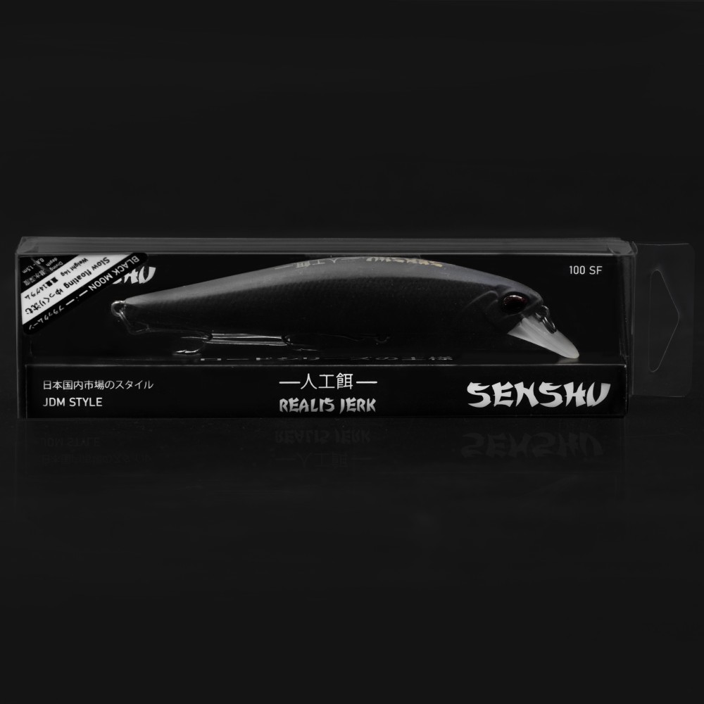 Senshu King of the Streets RLS Jerk - Twitchbait 10cm - Black Moon - 14g - 1 Stück