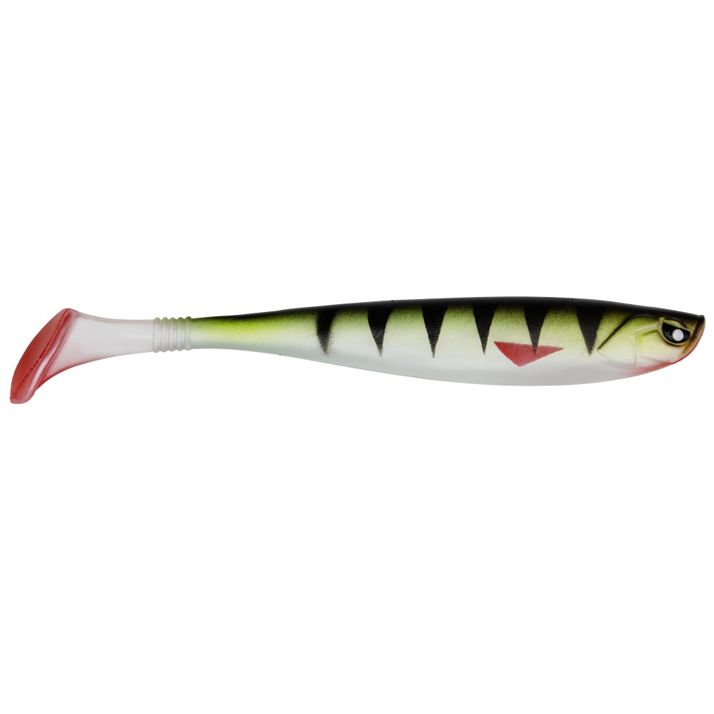 Senshu OG Shad - Gummifisch 12,5cm - Lime Perch - 10g - 1 Stück