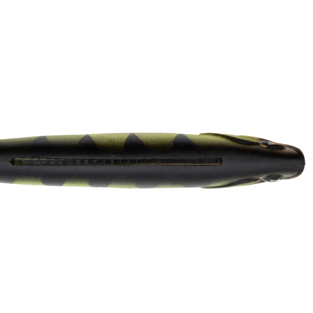 Senshu OG Shad - Gummifisch 12,5cm - Lime Perch - 10g - 1 Stück