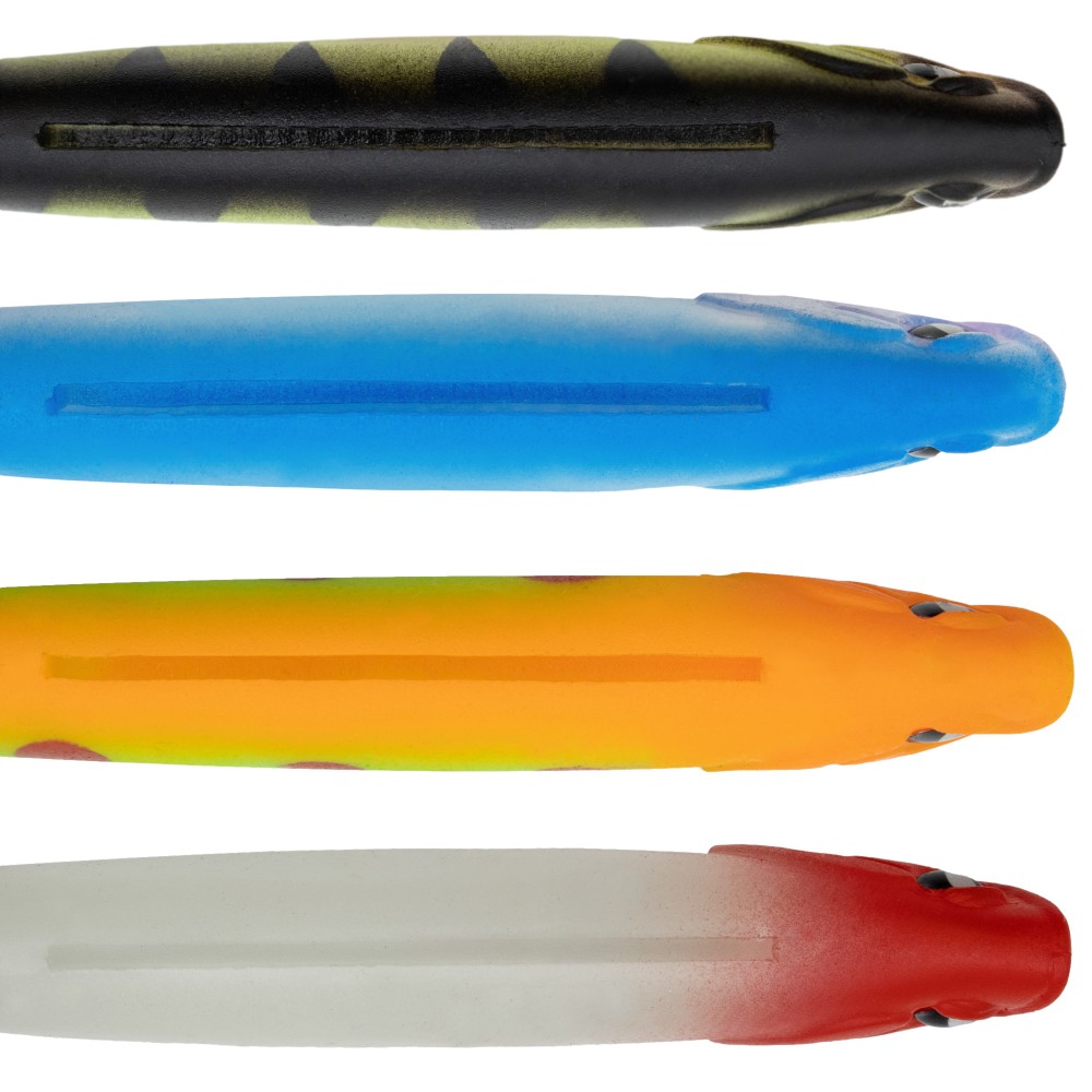 Senshu OG Shad - Gummifisch 12,5cm - Lime Perch - 10g - 1 Stück