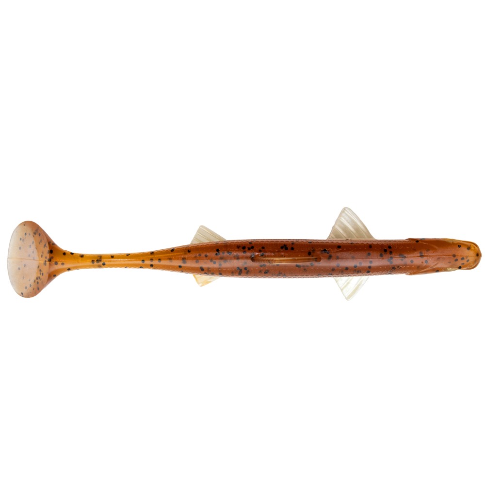 Senshu Real Fin Shad SinglePack - Gummifische 8cm - Magic Motoroil - 4g - 1 Stück