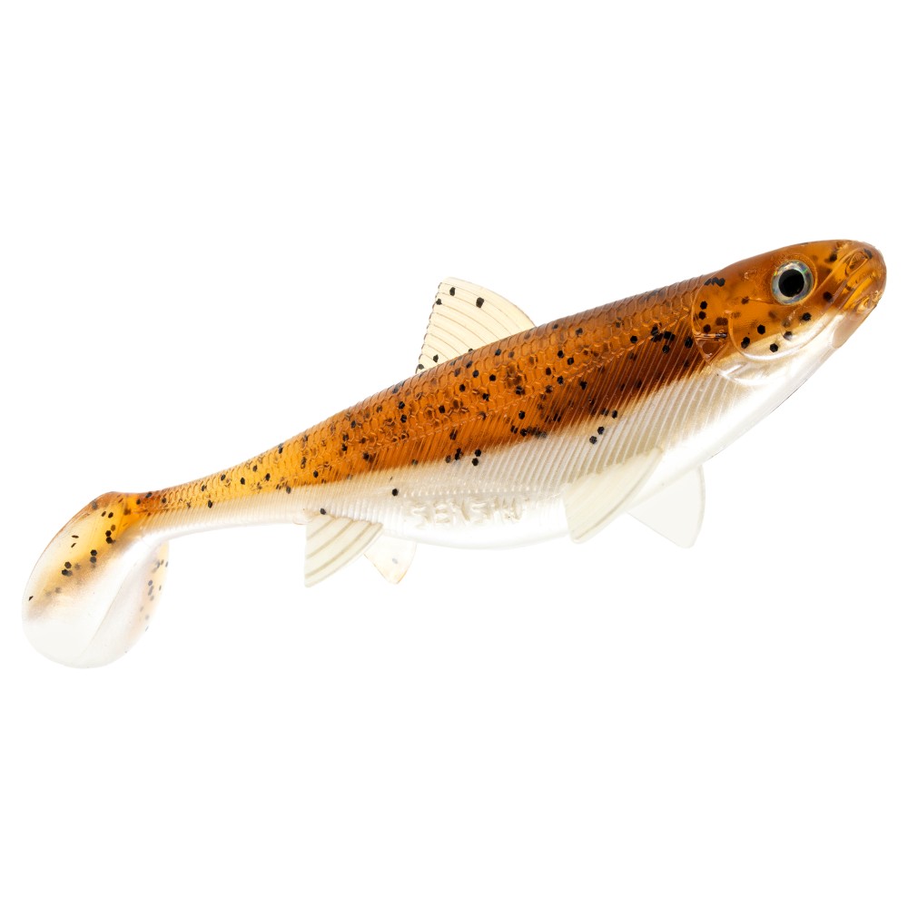 Senshu Real Fin Shad SinglePack - Gummifische 8cm - Magic Motoroil - 4g - 1 Stück