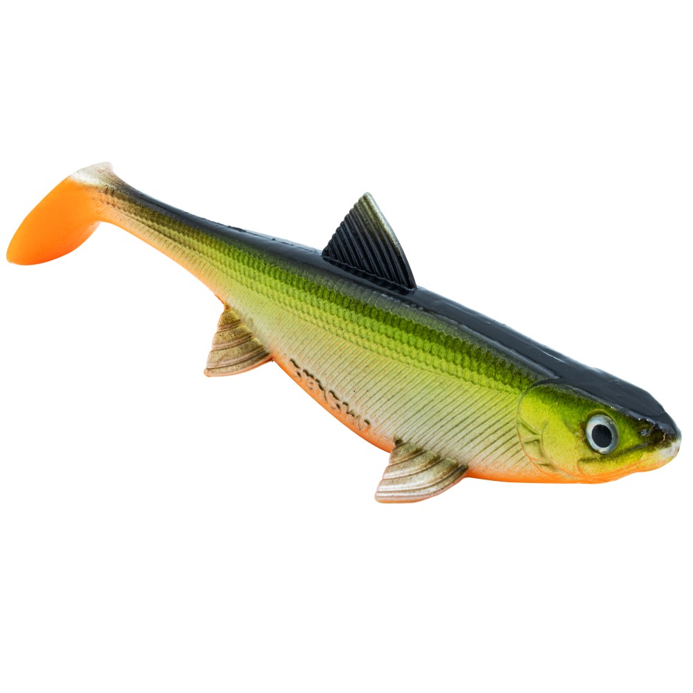 Senshu Real Fin Shad SinglePack - Gummifische 12cm - Orange Belly - 4g - 1 Stück