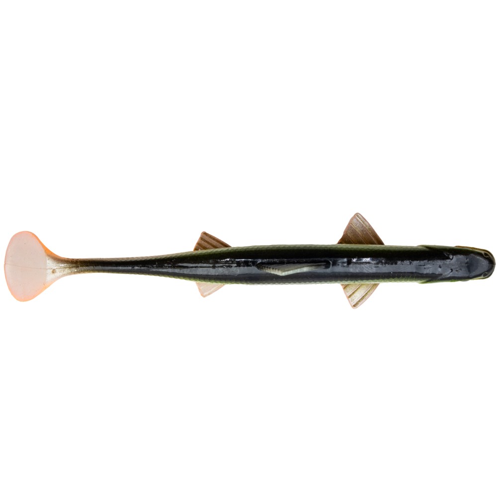 Senshu Real Fin Shad SinglePack - Gummifische 12cm - Orange Belly - 4g - 1 Stück