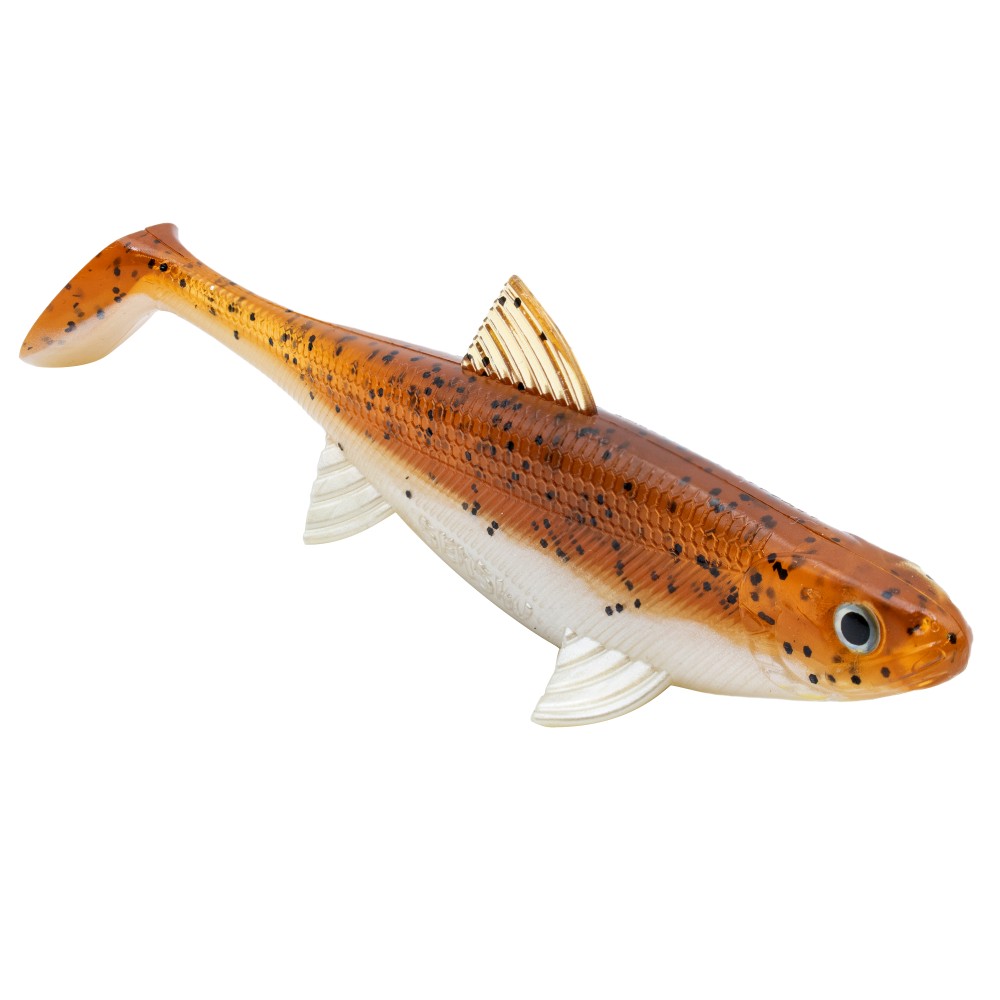 Senshu Real Fin Shad SinglePack - Gummifische 12cm - Magic Motoroil - 4g - 1 Stück