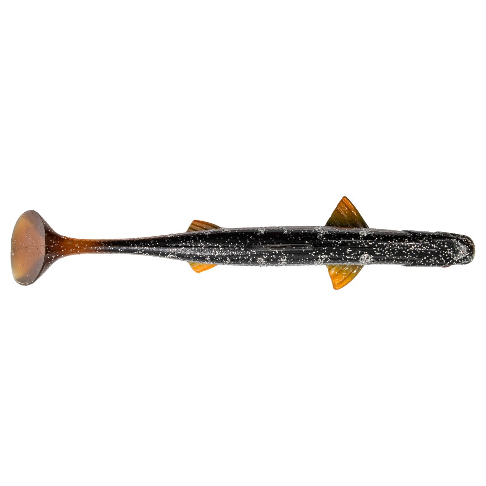 Senshu Real Fin Shad SinglePack - Gummifische 12cm - Sunshine Brown - 4g - 1 Stück