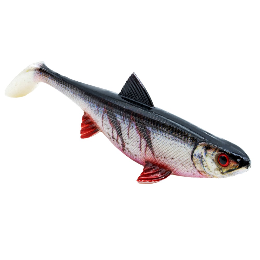 Senshu Real Fin Shad SinglePack - Gummifische 8cm - Bloody Baitfish - 4g - 1 Stück