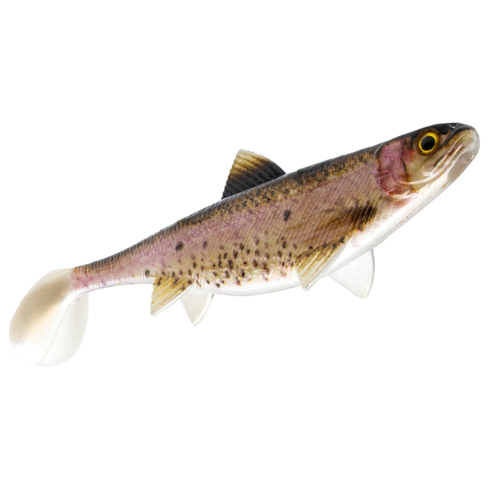 Senshu Real Fin Shad SinglePack - Gummifische 12cm - Rainbow Trout - 4g - 1 Stück