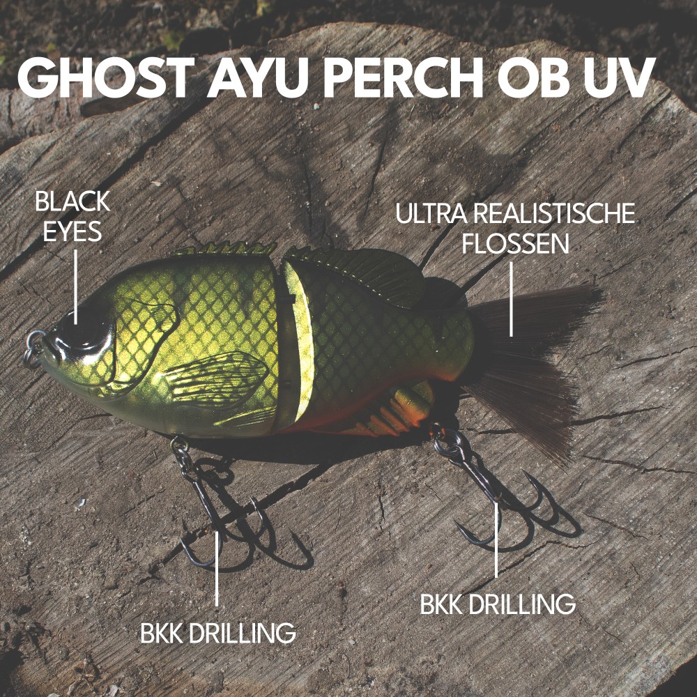 Senshu Bantarel Swimbait 15cm - Ghost Ayu Perch OB UV