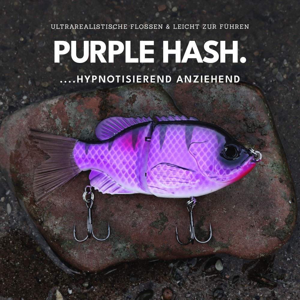 Senshu Bantarel Swimbait 15cm - Purple Hash