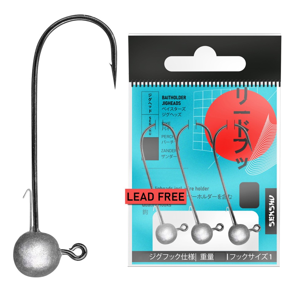 Senshu Baitholder Jigheads - Bleifrei Gr. 3/0 - 24g - 3Stück