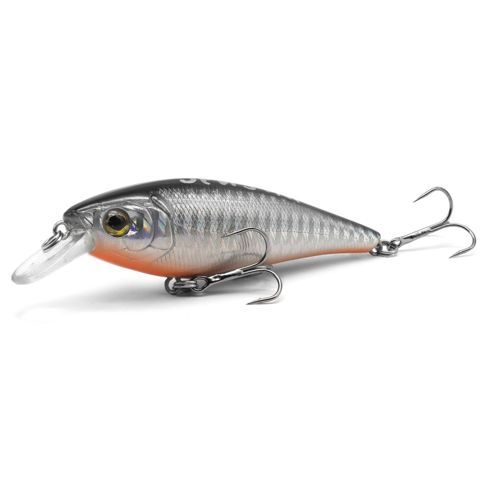 Senshu Minnow original - Jerkbait 8cm - 12,0g - black silver orange - 1Stück