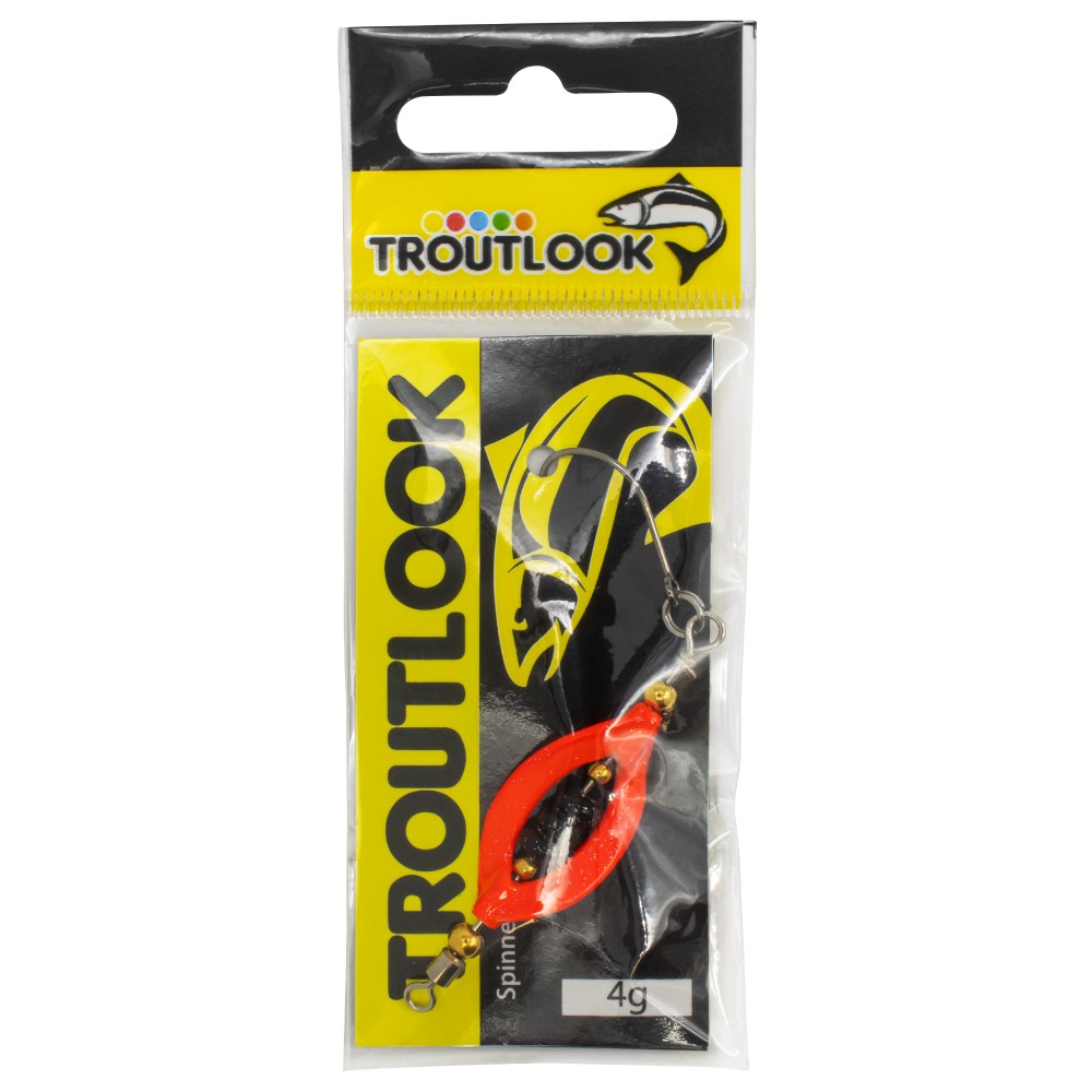 Troutlook Spinner - Forellenköder 4g - Red
