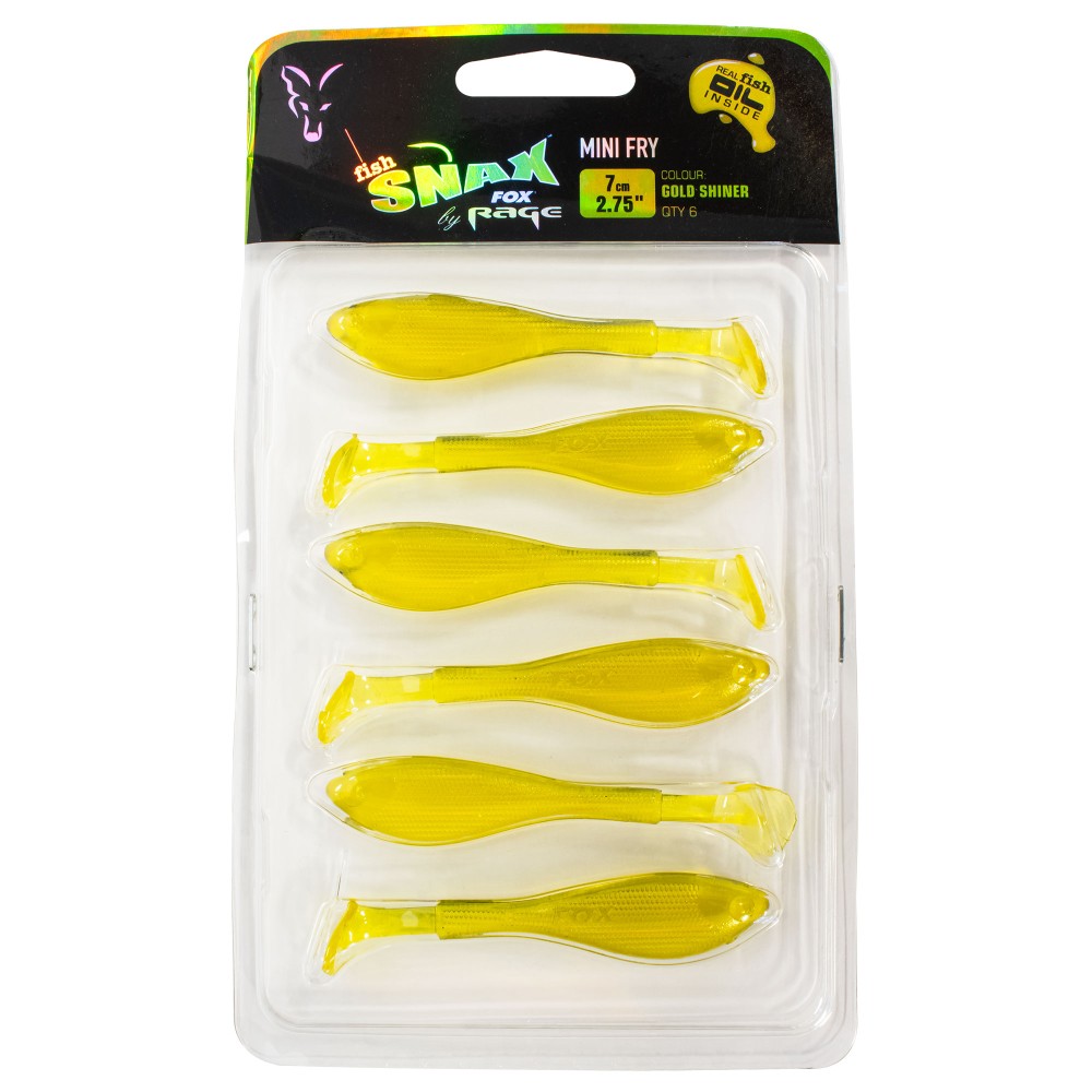 Fox Rage Mini Fry 7cm - Gold - 3g - 6 Stück