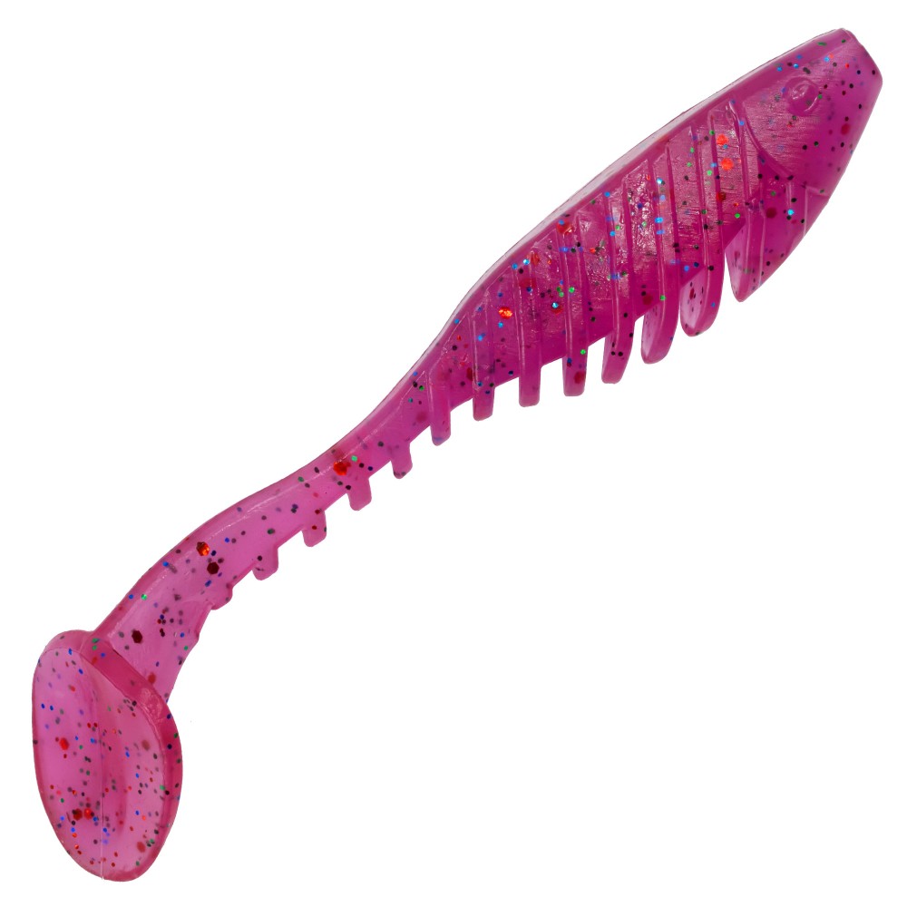 Senshu Perch Rippler Senior - Gummifisch 10cm - Lila Berry - 6 Stück