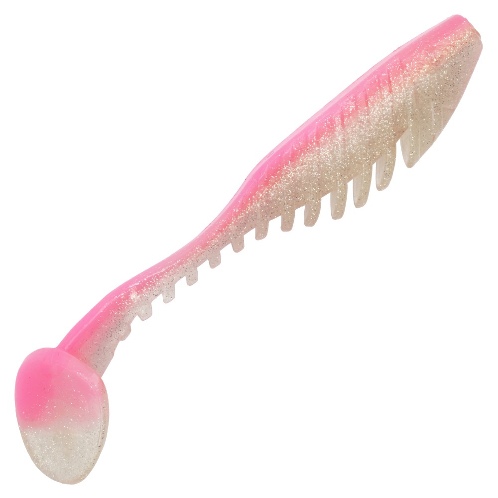 Senshu Perch Rippler - Gummifisch 8cm - Pink Silver - 8 Stück