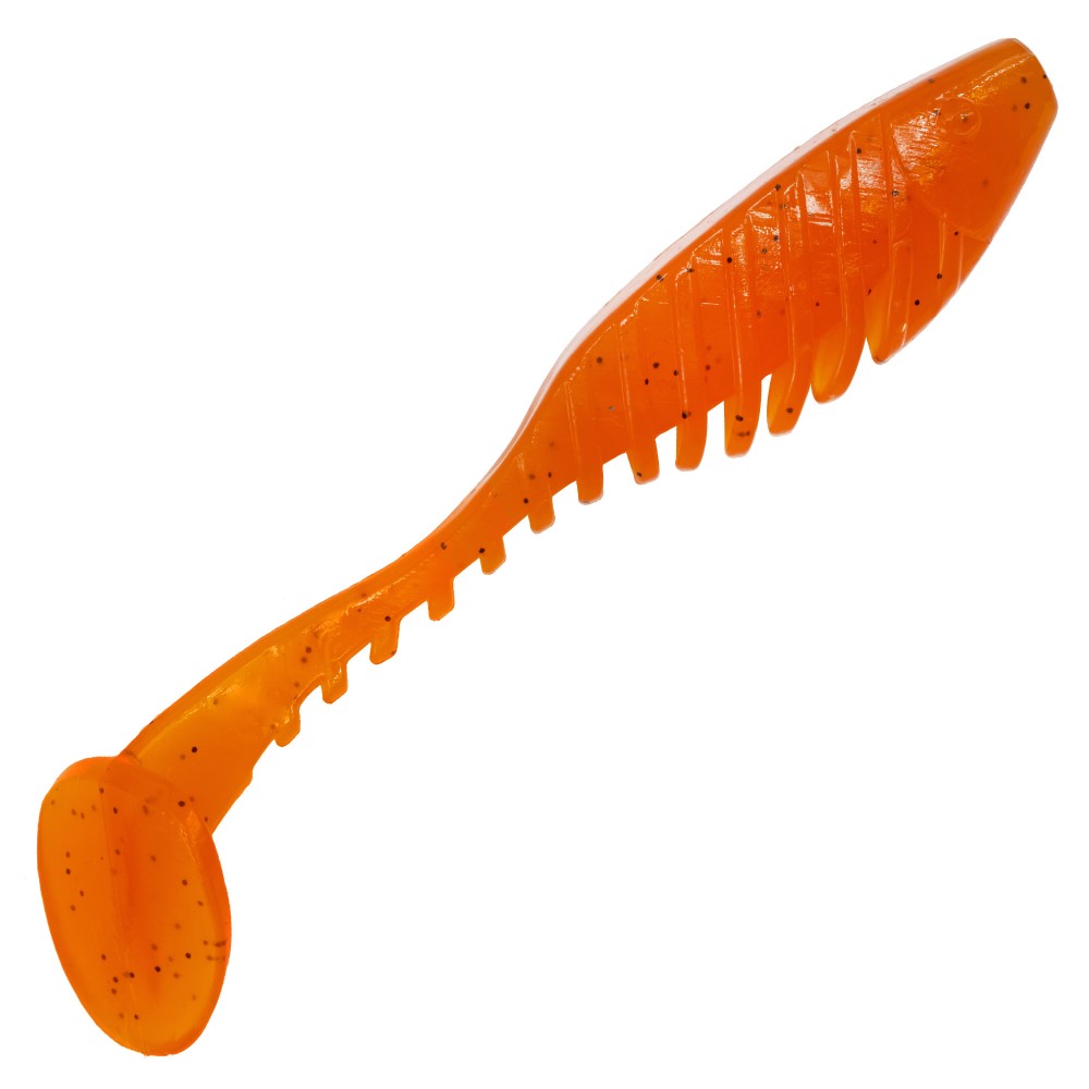 Senshu Perch Rippler - Gummifisch 8cm - Orange - 8 Stück