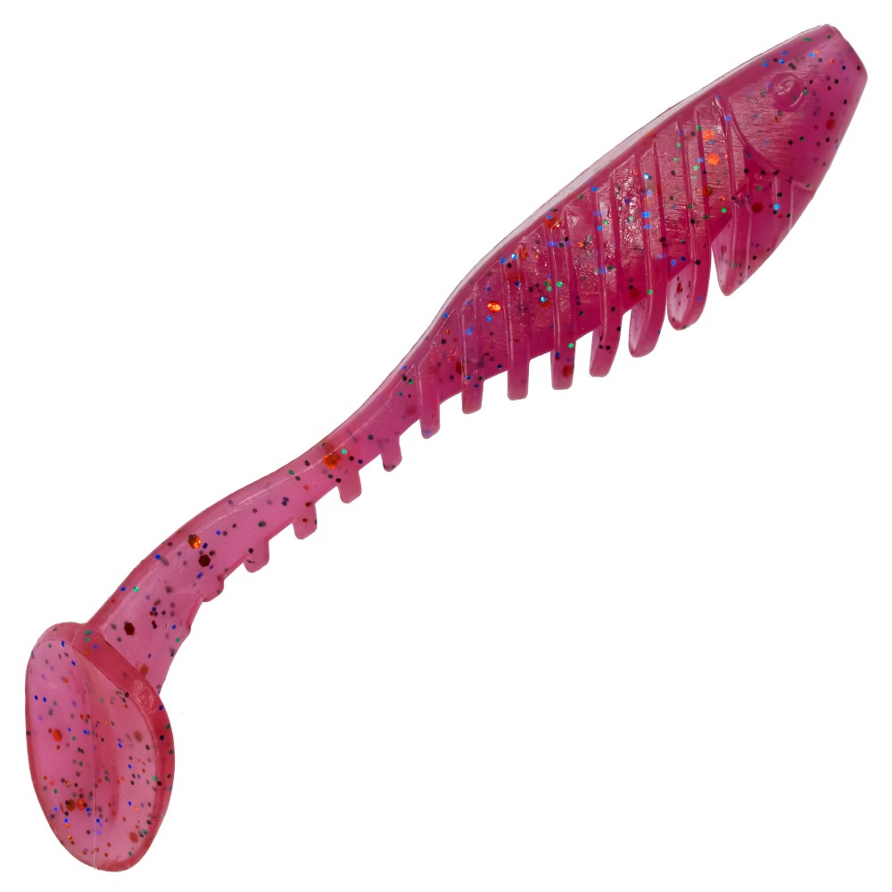 Senshu Perch Rippler - Gummifisch 8cm - Lila Berry - 8 Stück