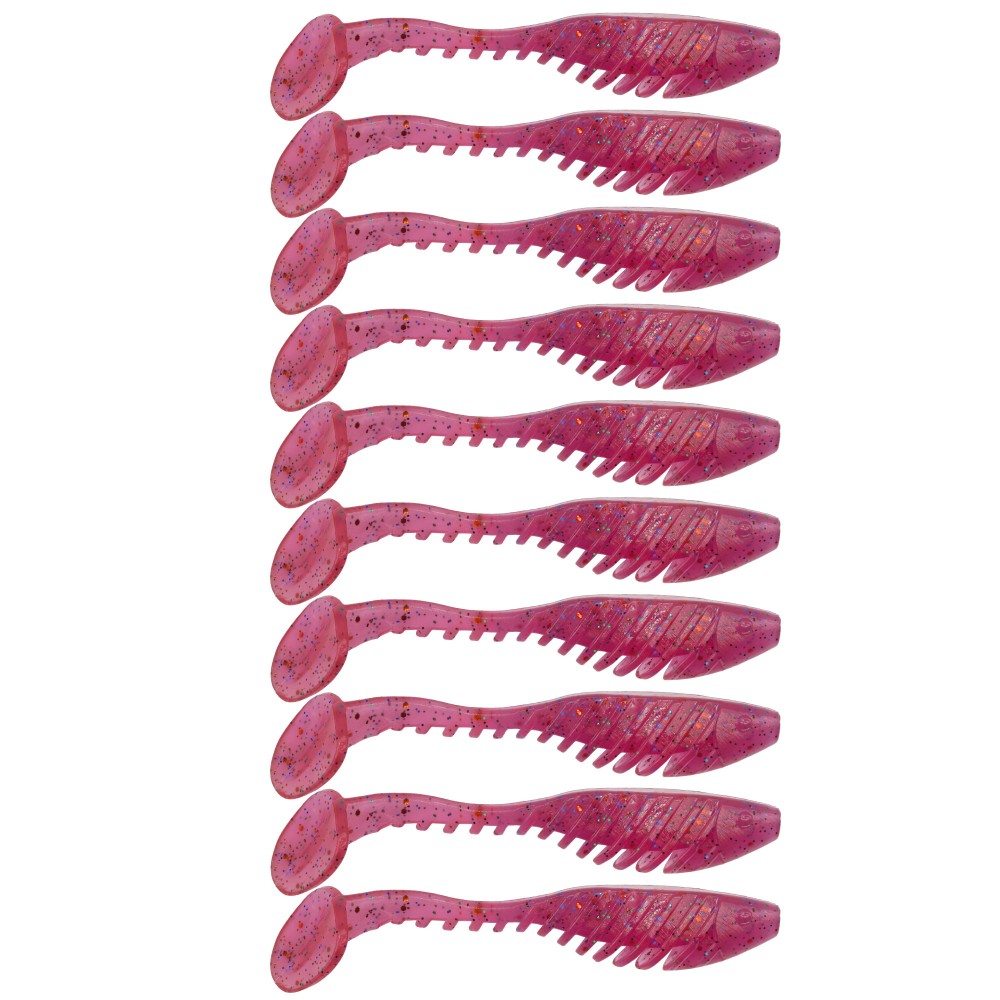 Senshu Perch Rippler Junior - Gummifisch 6cm - Lila Berry - 10 Stück