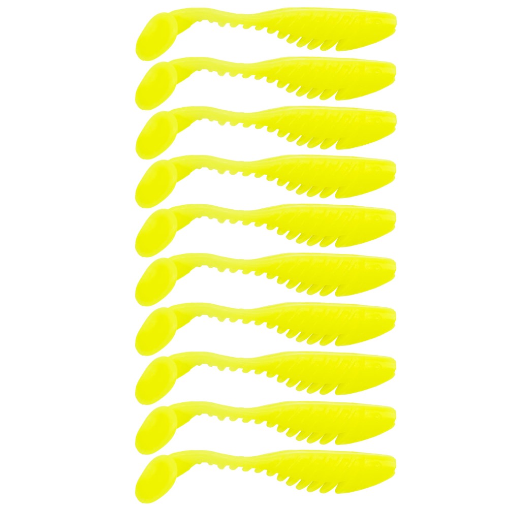 Senshu Perch Rippler Junior - Gummifisch 6cm - Yellow - 10 Stück