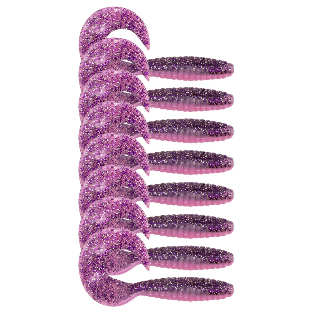Fishdream Bull Twister - Gummifisch Pink Berry - 7,5cm - 6g - 8 Stück