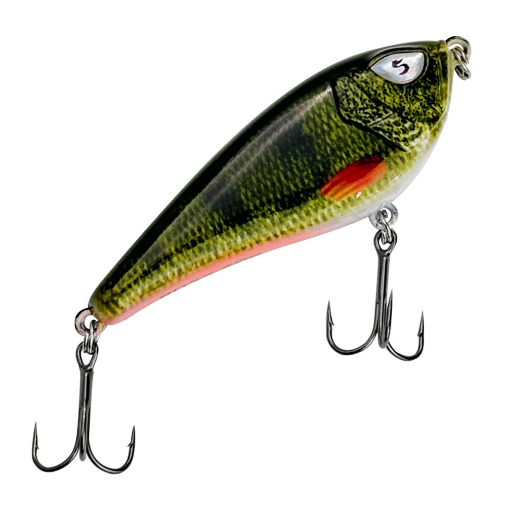Senshu Jerkaza 3er Set - Jerkbait 8cm - Perch/Roach/Purple Scale - 20g