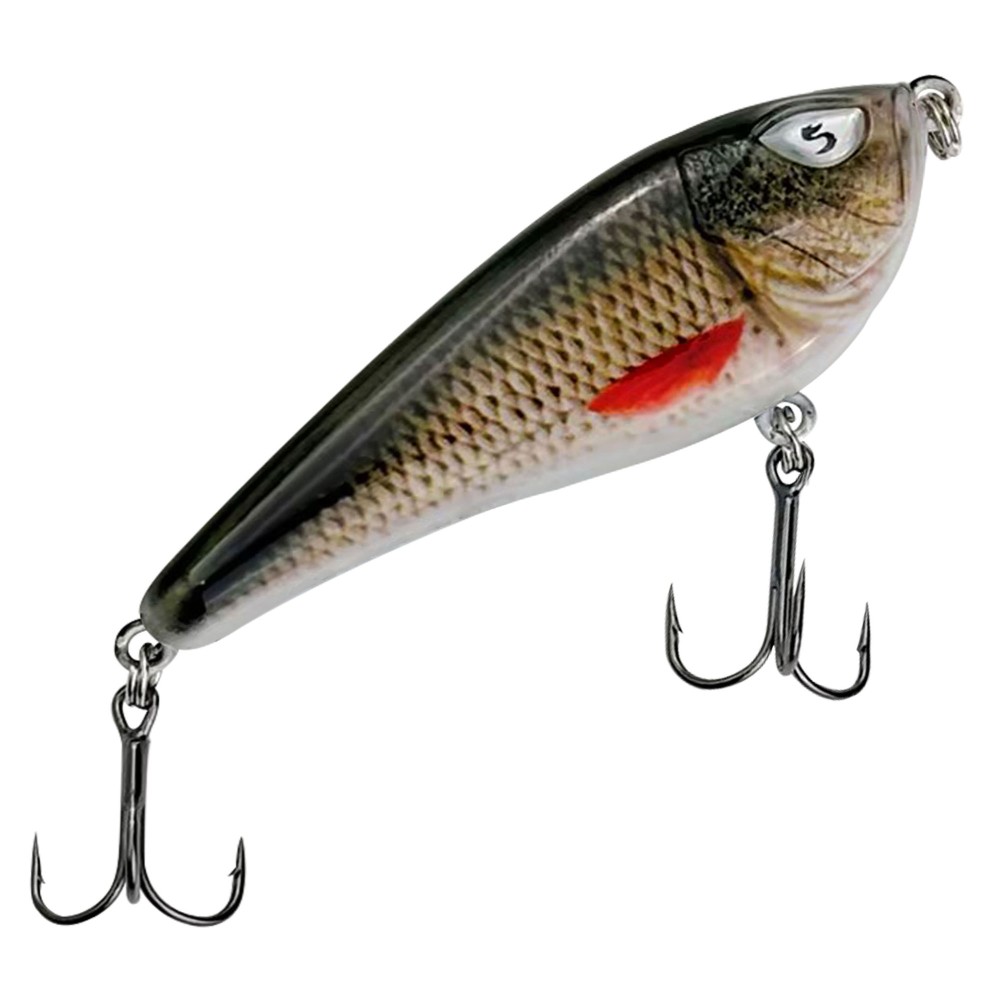 Senshu Jerkaza 3er Set - Jerkbait 12cm - Perch/Roach/Purple Scale - 42g