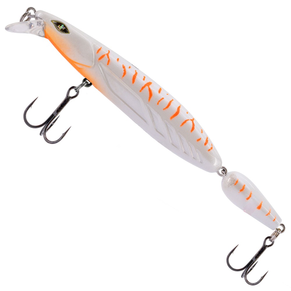 JustPro Nightveit Jointed 140 - Zanderwobbler Orange Killer - 14cm - 1 Stück