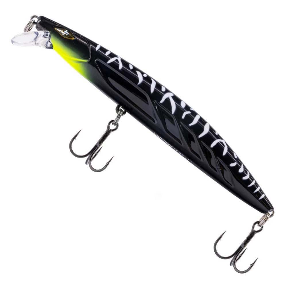 JustPro Nightveit 2.0 120 - Zanderwobbler Black Striper - 12cm - 14g - 1 Stück