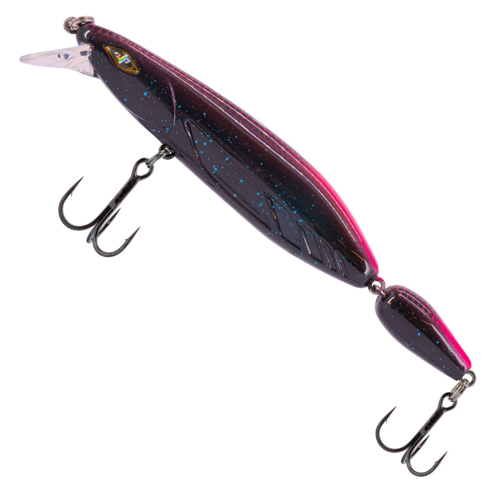 JustPro Nightveit Jointed 120 - Zanderwobbler Black Belly - 12cm - 1 Stück