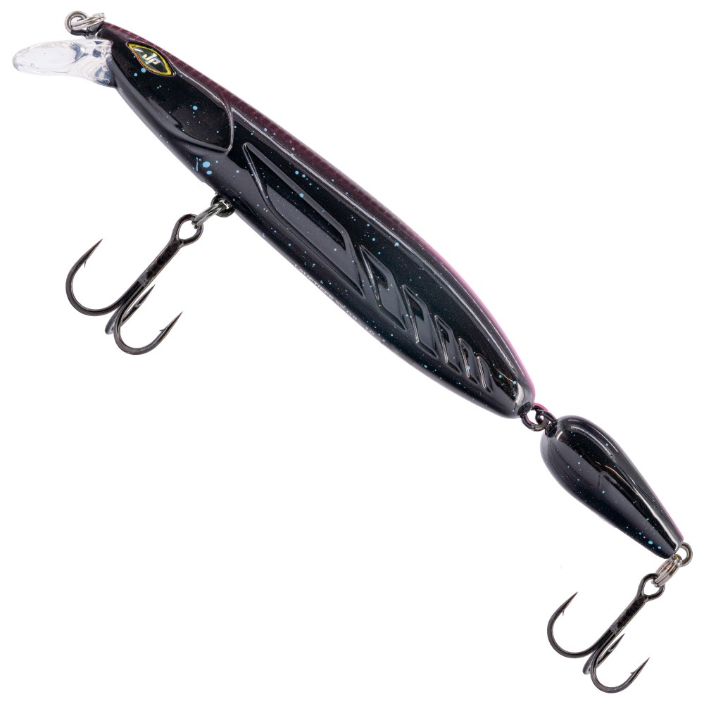 JustPro Nightveit Jointed 140 - Zanderwobbler Black Belly - 14cm - 1 Stück