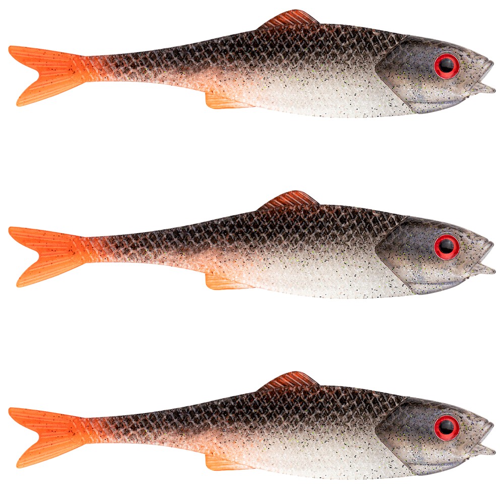 LMAB Finesse Filet 11cm - Roach, 3 Stück