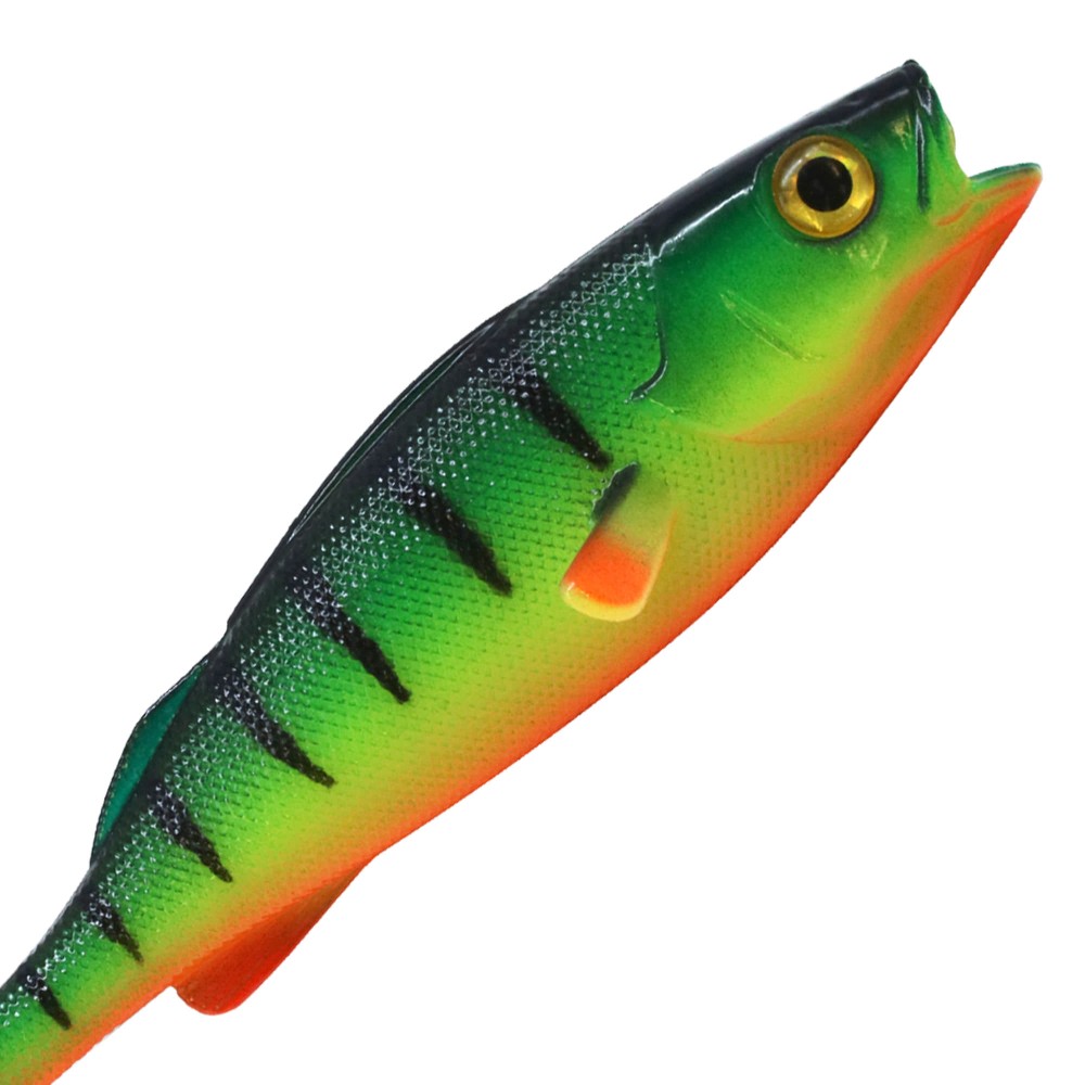 LMAB KØFI (KÖFI) Perch Shad 7cm - Firetiger - 3g - 5 Stück