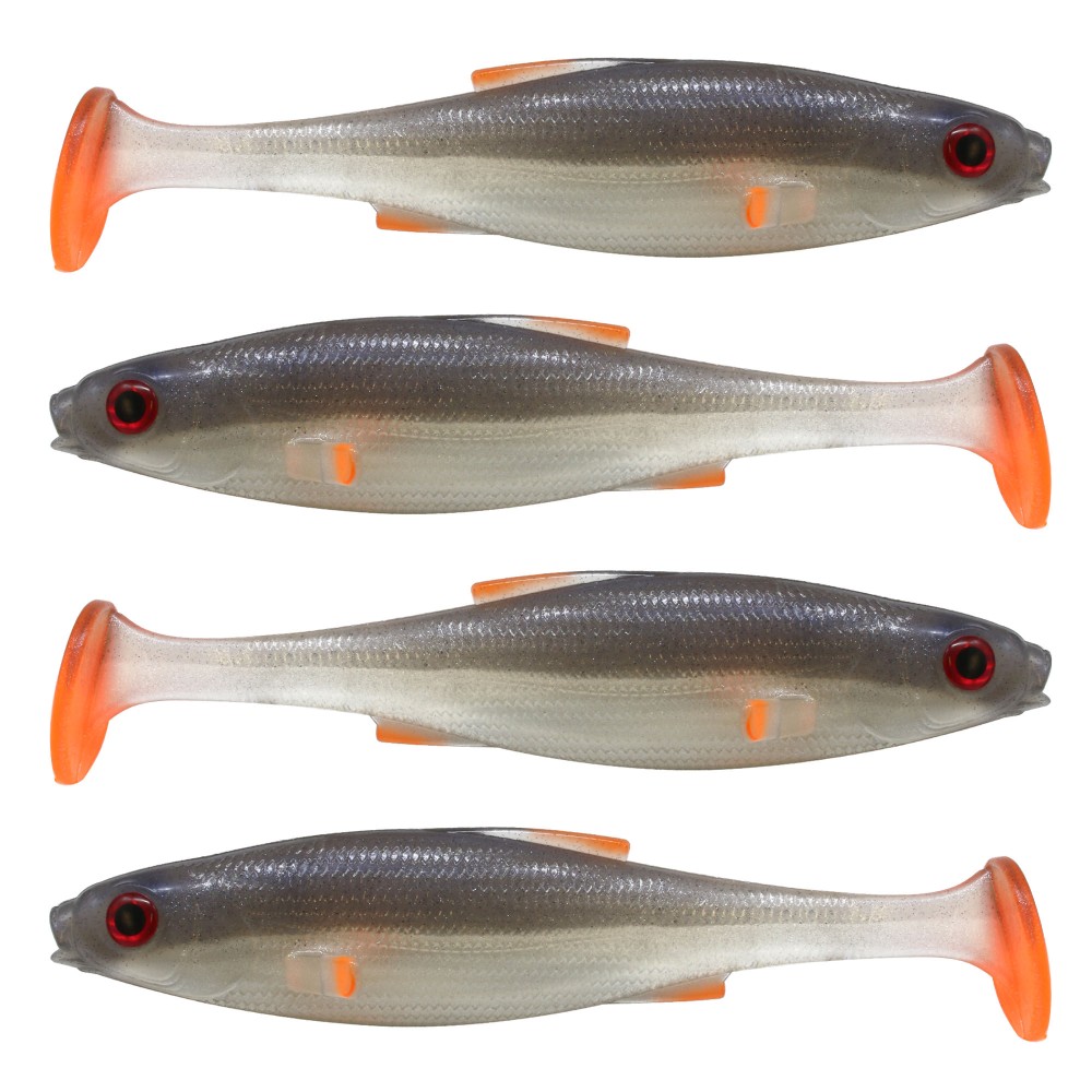 LMAB KØFI (KÖFI) Roach Shad 11cm - Ghost Roach - 11g - 4 Stück