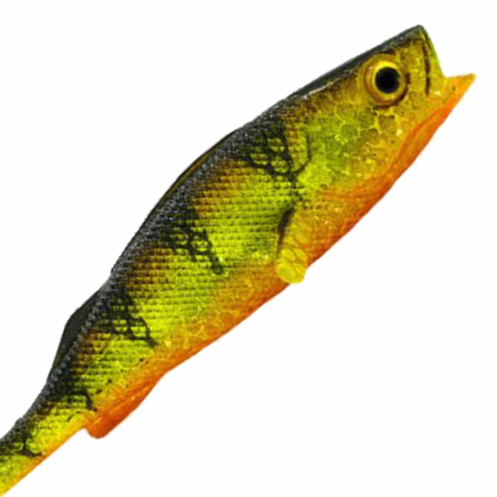 LMAB KØFI (KÖFI) Perch Shad 11cm - Natural Perch - 10g - 4 Stück