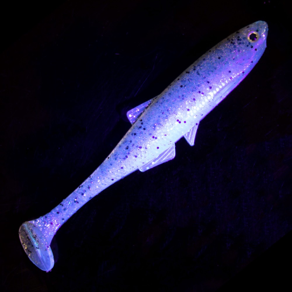 LMAB KØFI (KÖFI) Bleak Shad - Gummifische 9cm - Champagne - 4g - 5 Stück