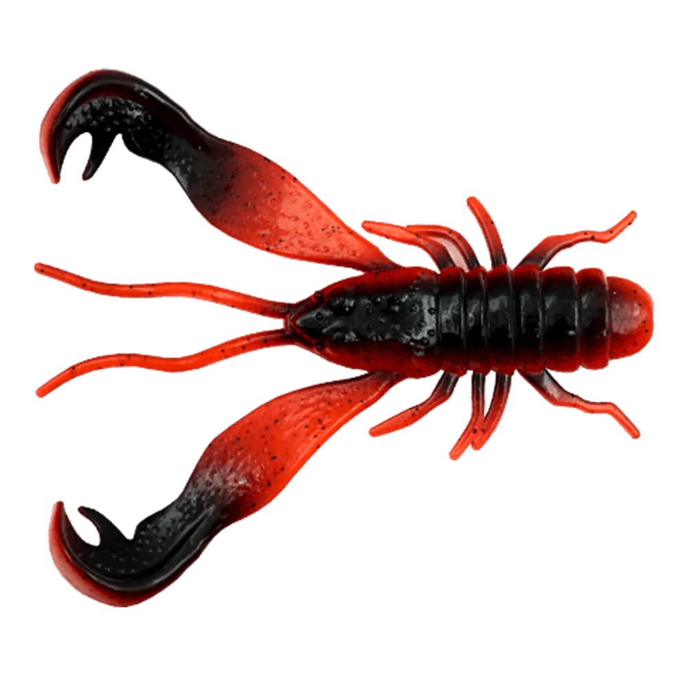 LMAB Finesse Filet Craw 4cm Red Craw 1 g - 7 Stück