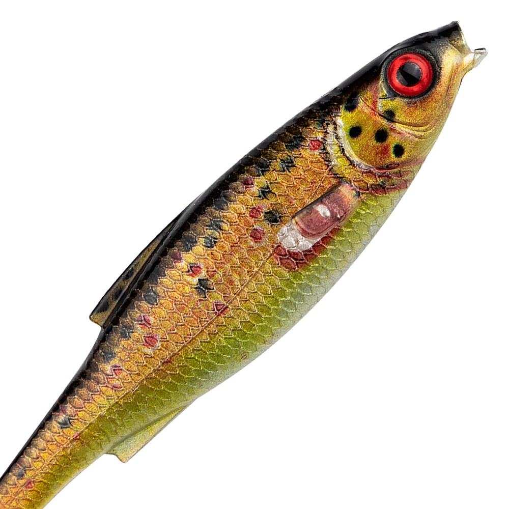 LMAB KØFI (KÖFI) Roach Shad 11cm - Brown Trout - 11g - 4 Stück