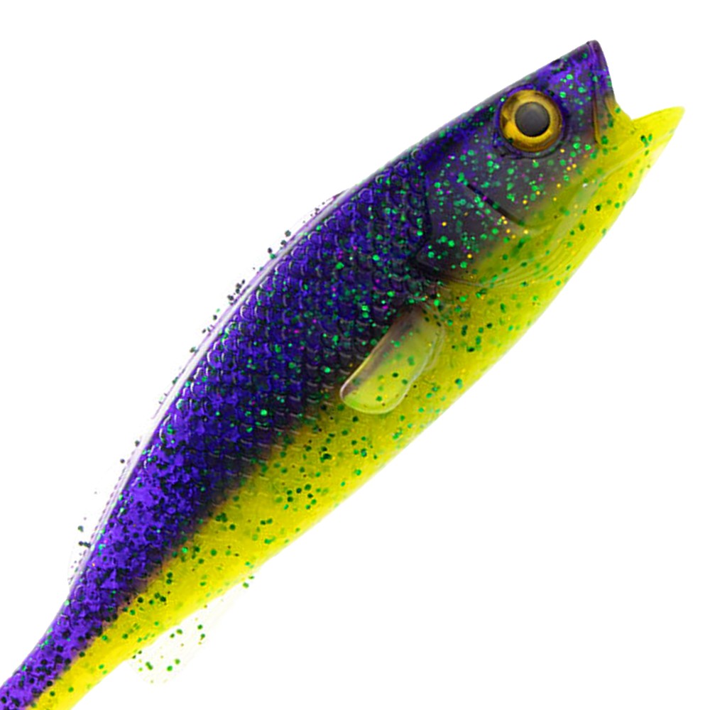 LMAB KØFI (KÖFI) Perch Shad 7cm - Purple Rave - 3g - 5 Stück