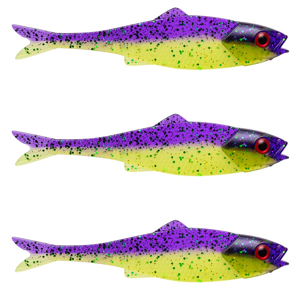 LMAB Finesse Filet 11cm - Purple Rave , 3 Stück