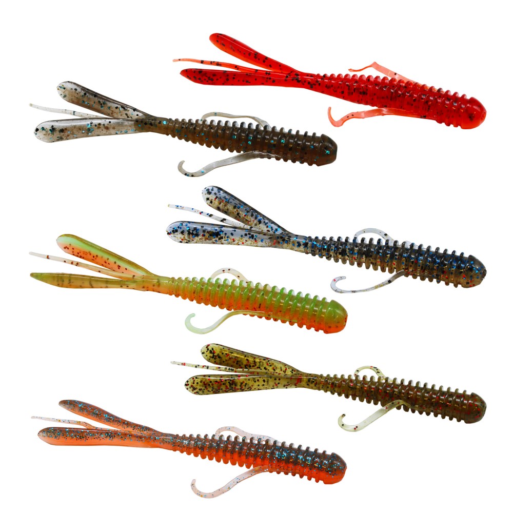 Keitech Hog Impact - Creaturebaits 3,0 - 7cm - Smoke Cinnamon - 10Stück