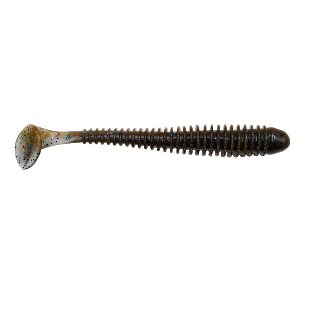 Keitech Swing Impact - Gummifisch 4" - 10cm - 4,7g - Smoke Cinnamon - 8Stück