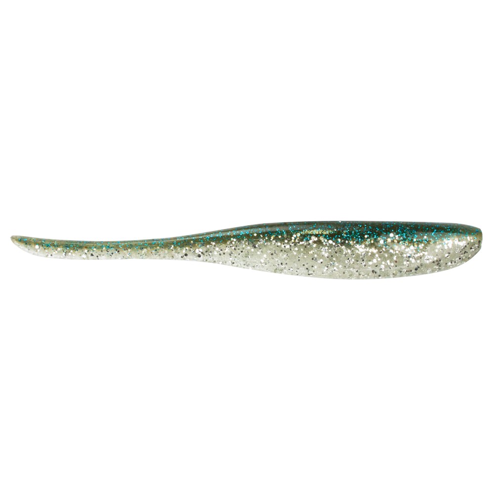 Keitech Shad Impact Gummifische 4,0" - Hasu (Silver Shiner) - 8 Stück