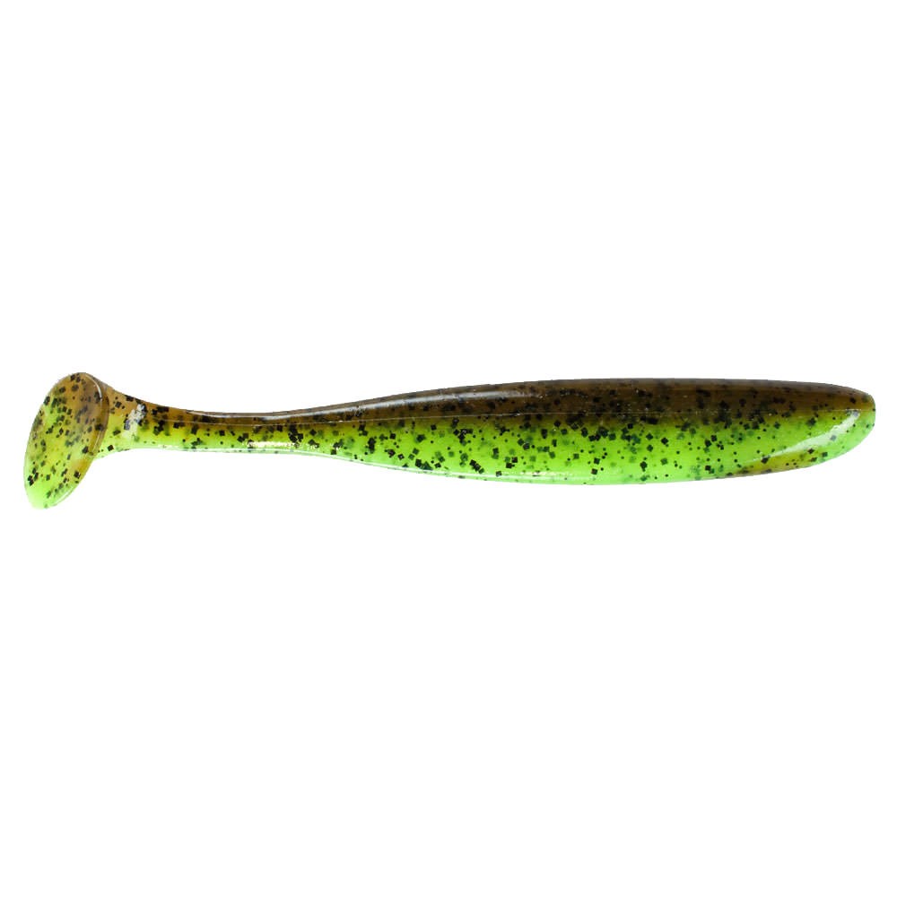 Keitech Easy Shiner 5 Gummifische 5 - 12,5cm - 11g - Green Pumpkin/Chartreuse - 5Stück