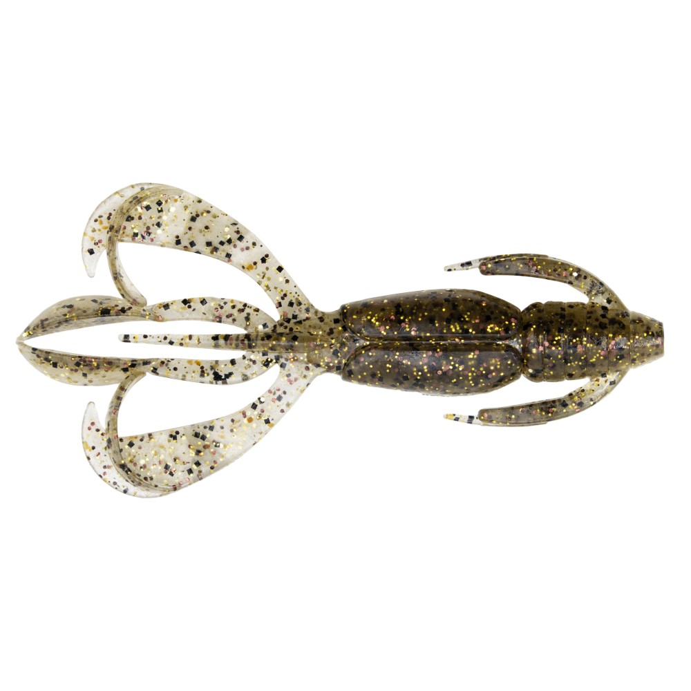 Keitech Crazy Flapper Creaturebait 2,8" - 7cm - 3,5g - Gold Flash Craw - 8Stück