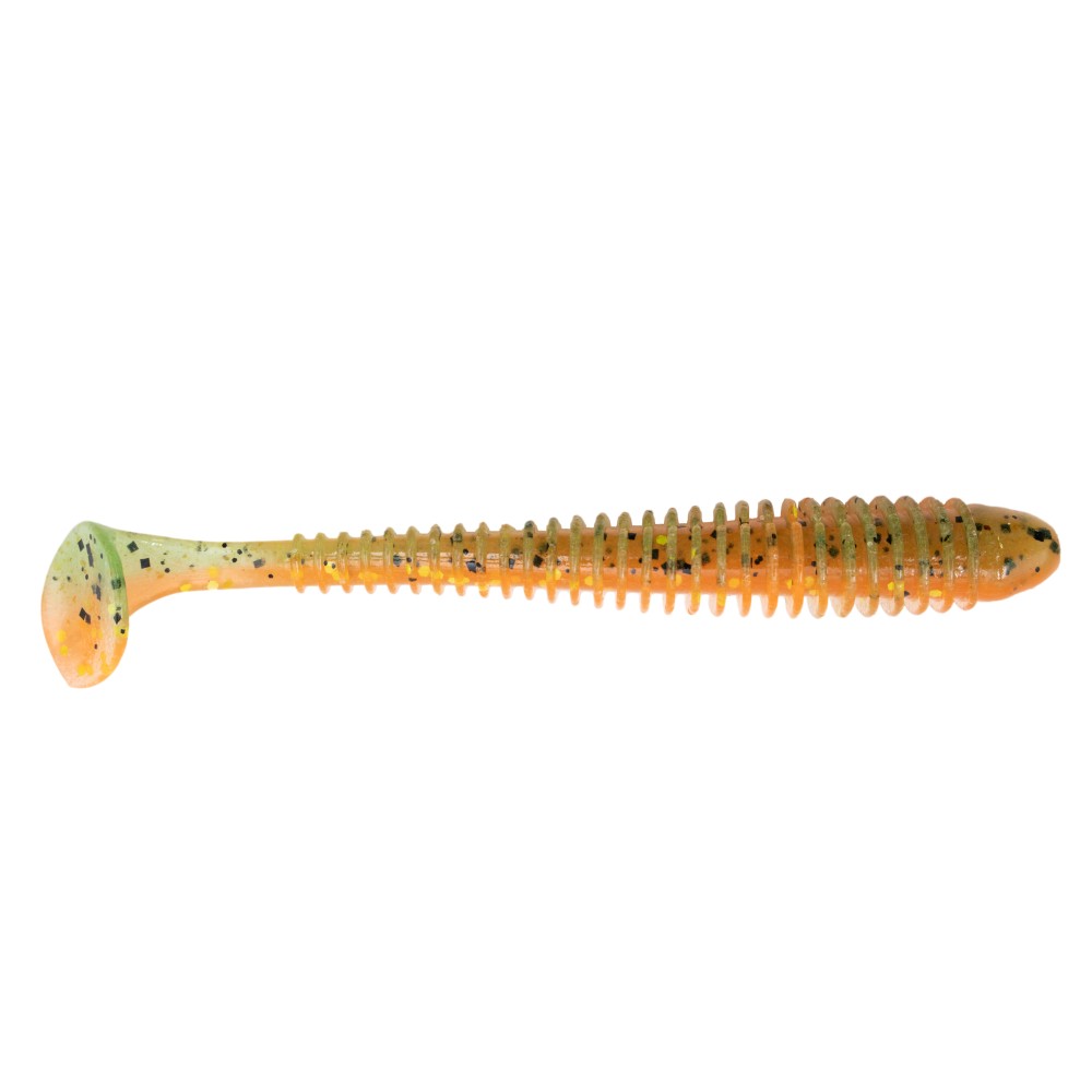 Keitech Swing Impact 3,5" - 8,5cm - 3,2g - Angry Carrot - 8Stück