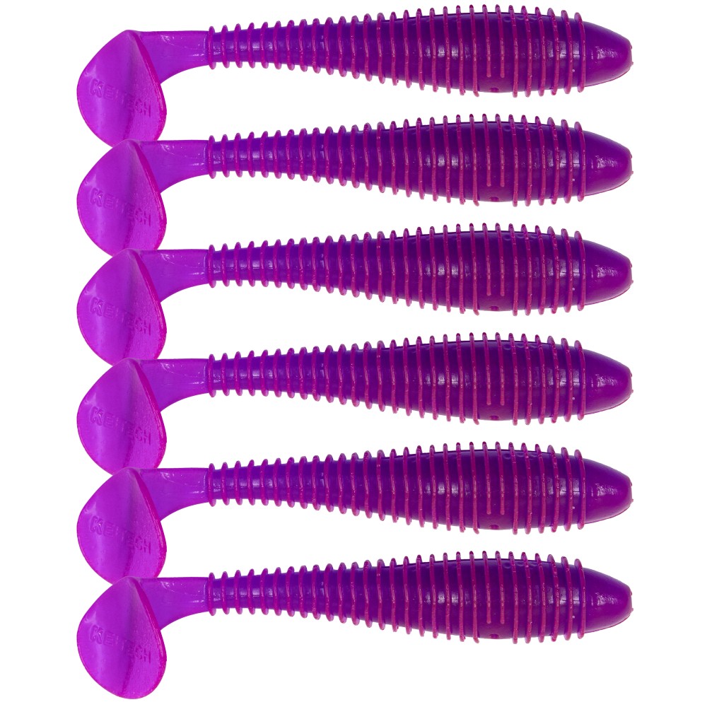 Keitech FAT Swing Impact Gummifisch 3,8 - 9,5cm - 9g - Purple Chameleon - 6Stück